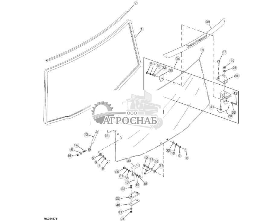Заднее окно 